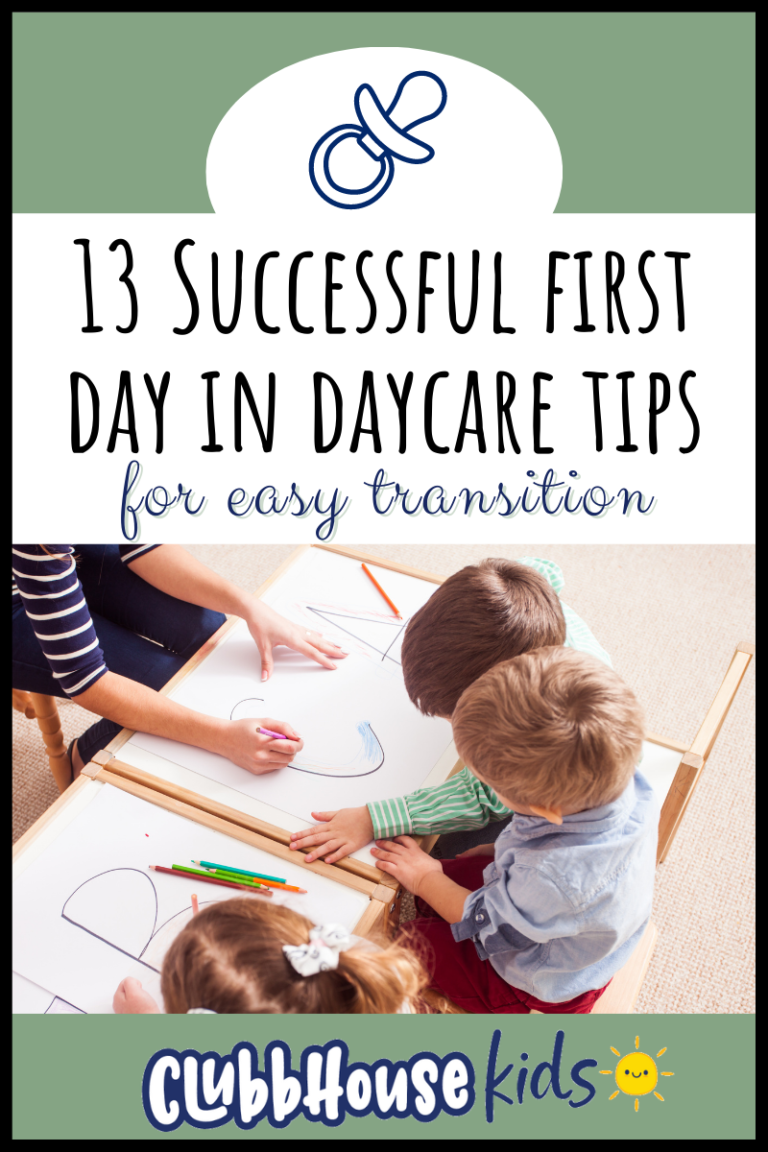 13 Successful First Day In Daycare Tips For an Easy Transition