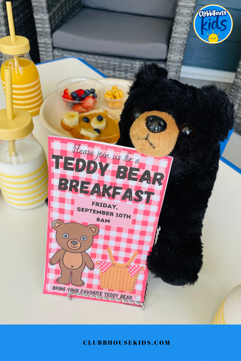 Teddy bear picnic invitations
