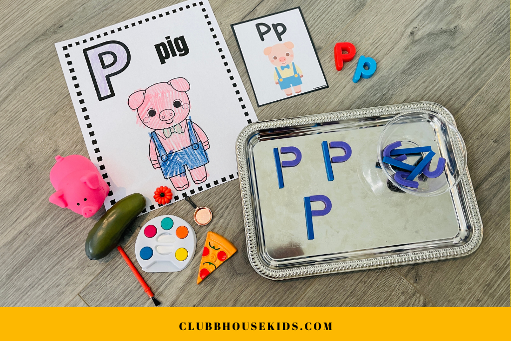 The letter p activities.