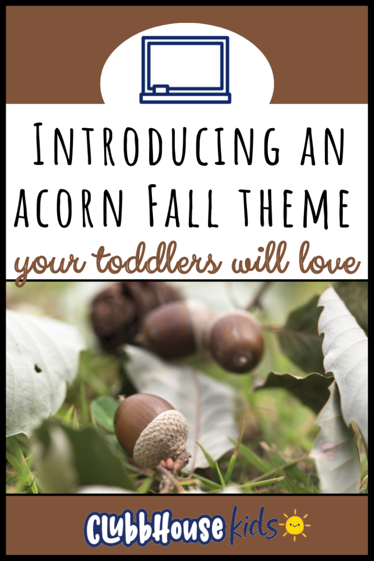 Introducing an Acorn Fall Theme Your Toddlers Will Love