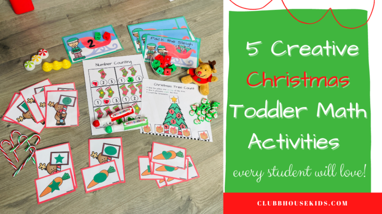 5 Creative Christmas Toddler Math Activities Every Student Will Love