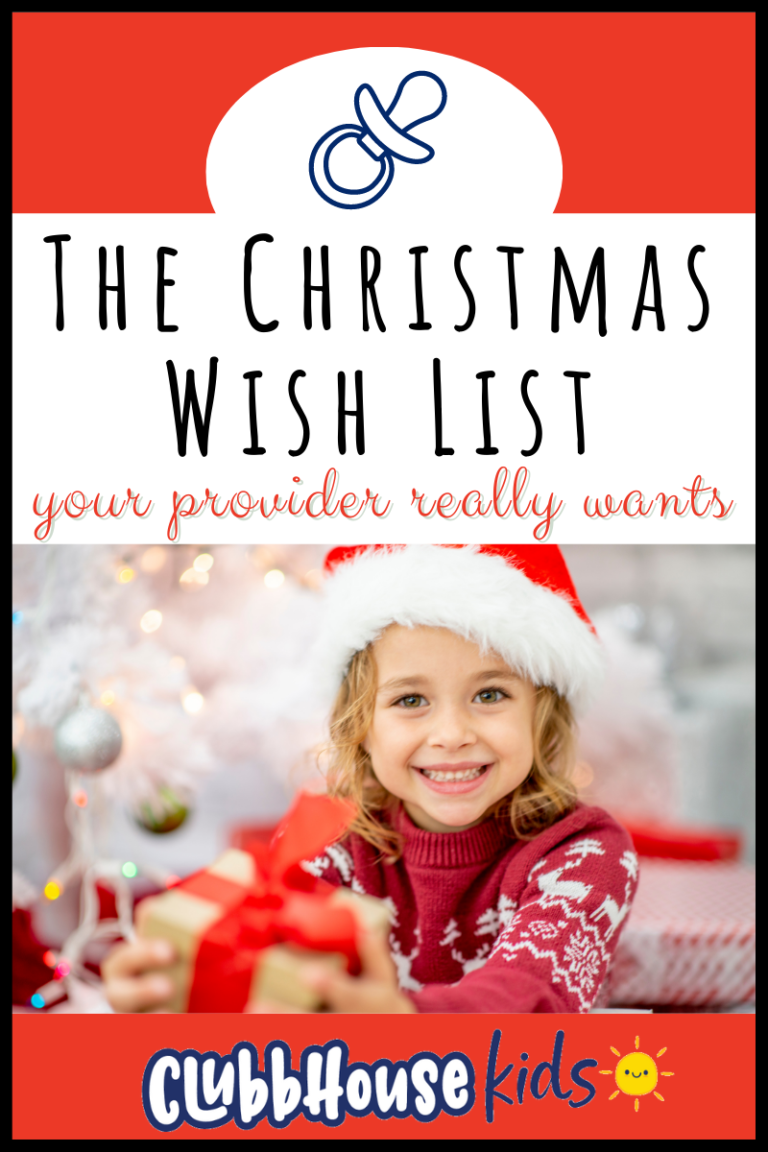 The Christmas Wish List Your Daycare Provider Really Wants