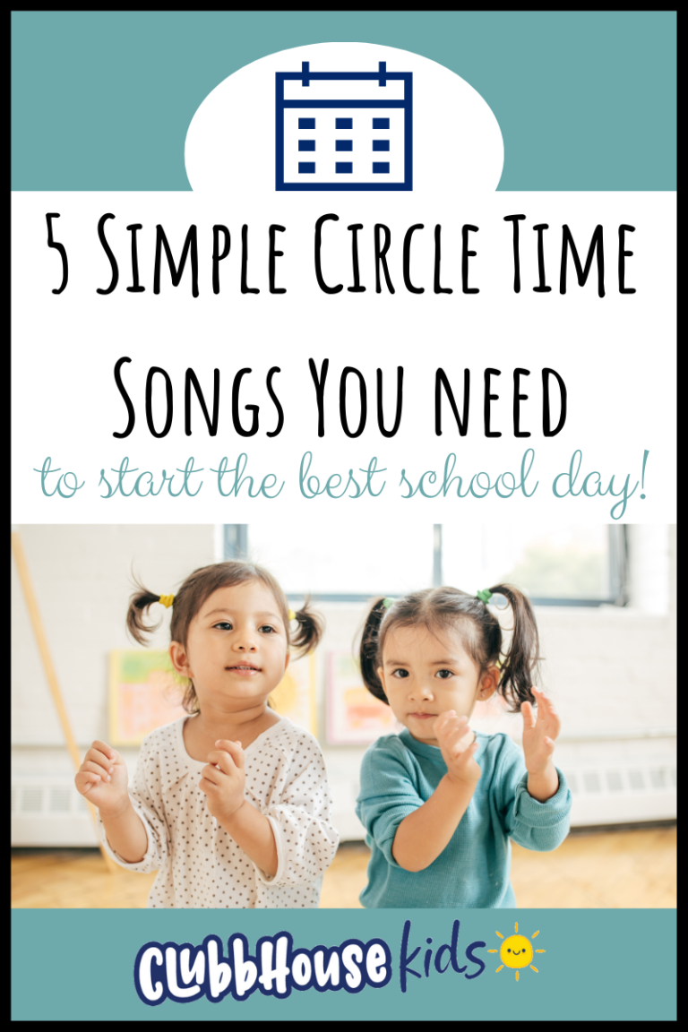 5 Simple Circle Time Songs You Need To Start The Best School Day!