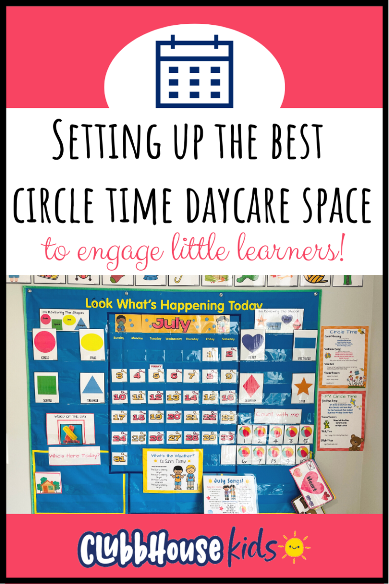 Setting up the best circle time daycare space to engage little learners.