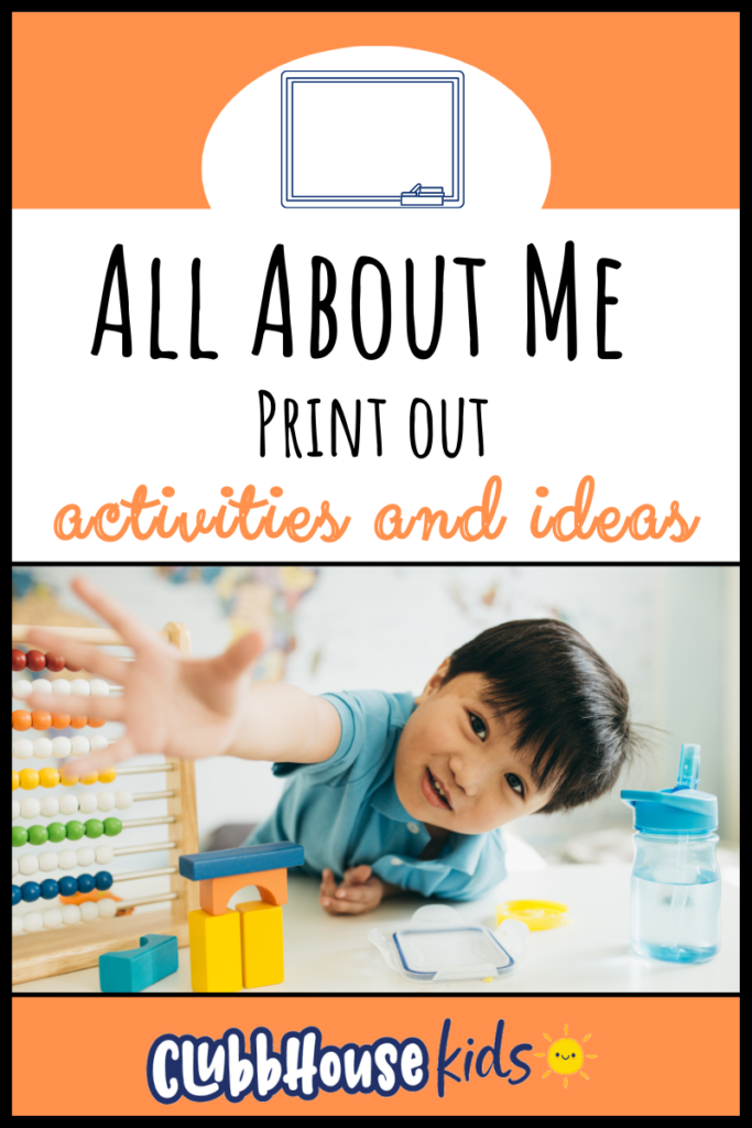 all about me print out