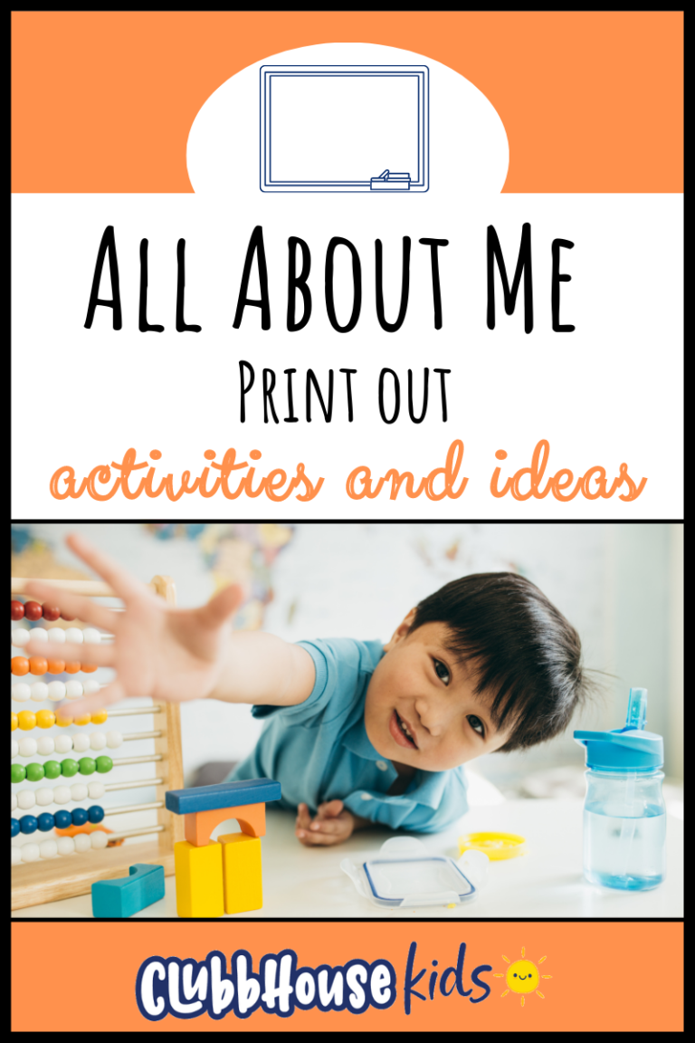 4 Amazing All About Me Print Out Activities and Ideas