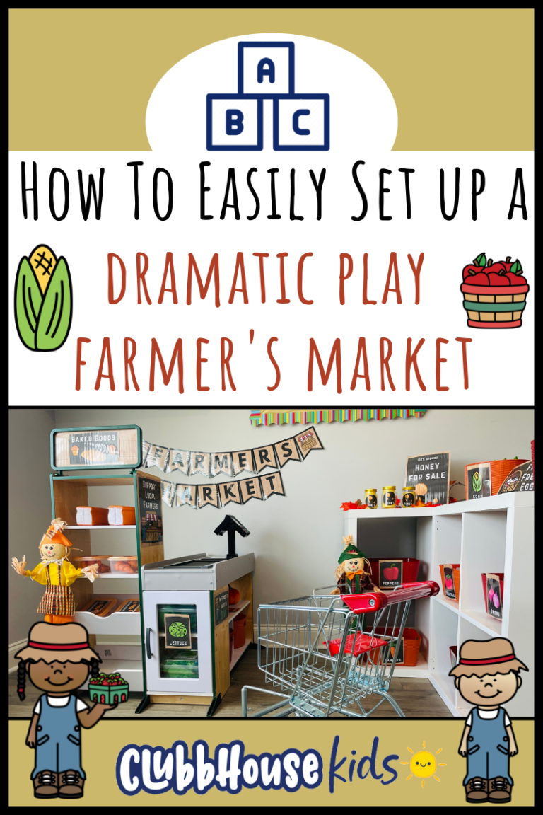 How To Easily Set Up A Dramatic Play Farmer’s Market!