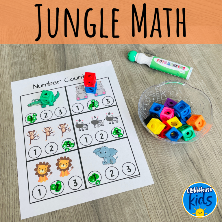 5 Jungle Math Activities To Explore In A Preschool Classroom ...