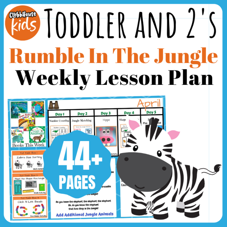 Jungle Preschool Activities - ClubbhouseKids