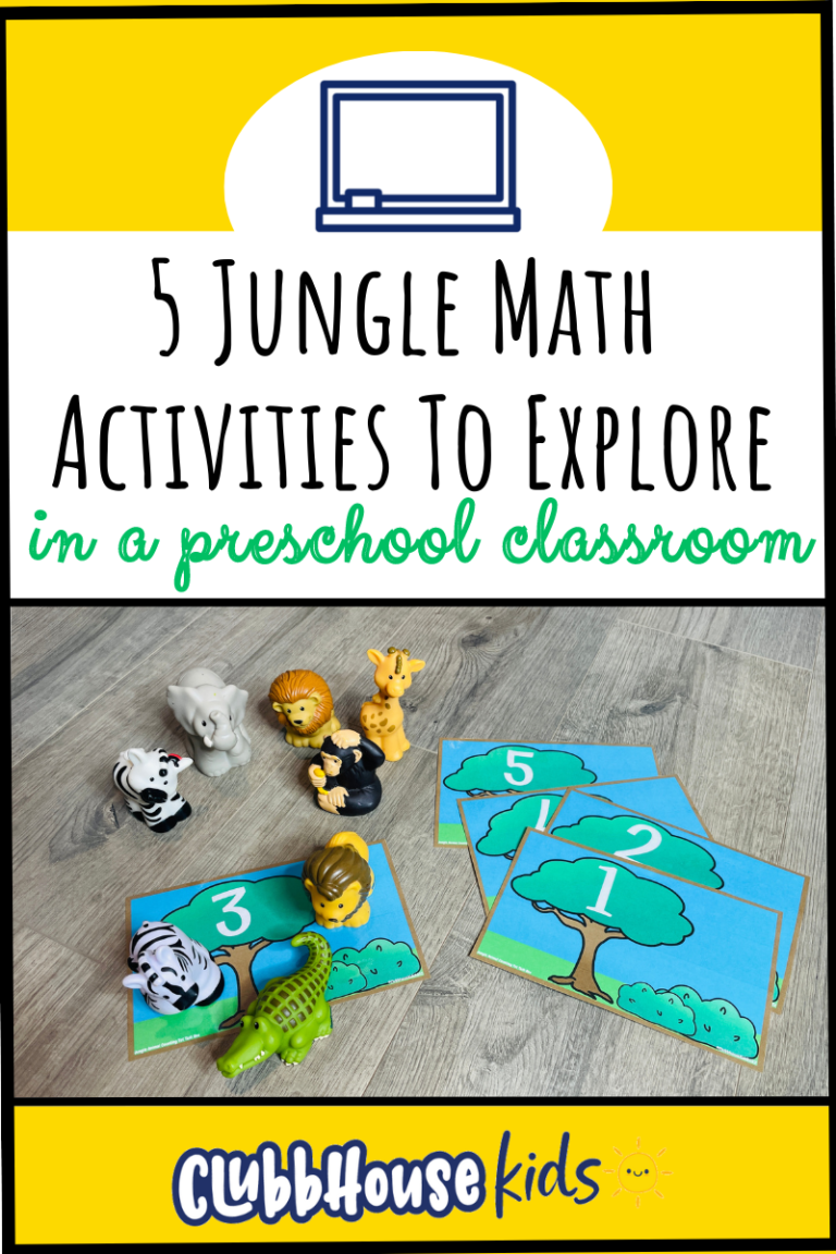 5 Jungle Math Activities To Explore In A Preschool Classroom