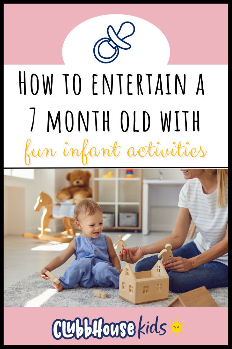 How To Entertain a 7-month-old with fun infant activities.