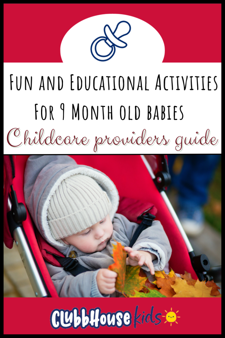 Fun and Educational Activities for 9 Month Old Babies – A Guide for Childcare Providers and Infant Teachers