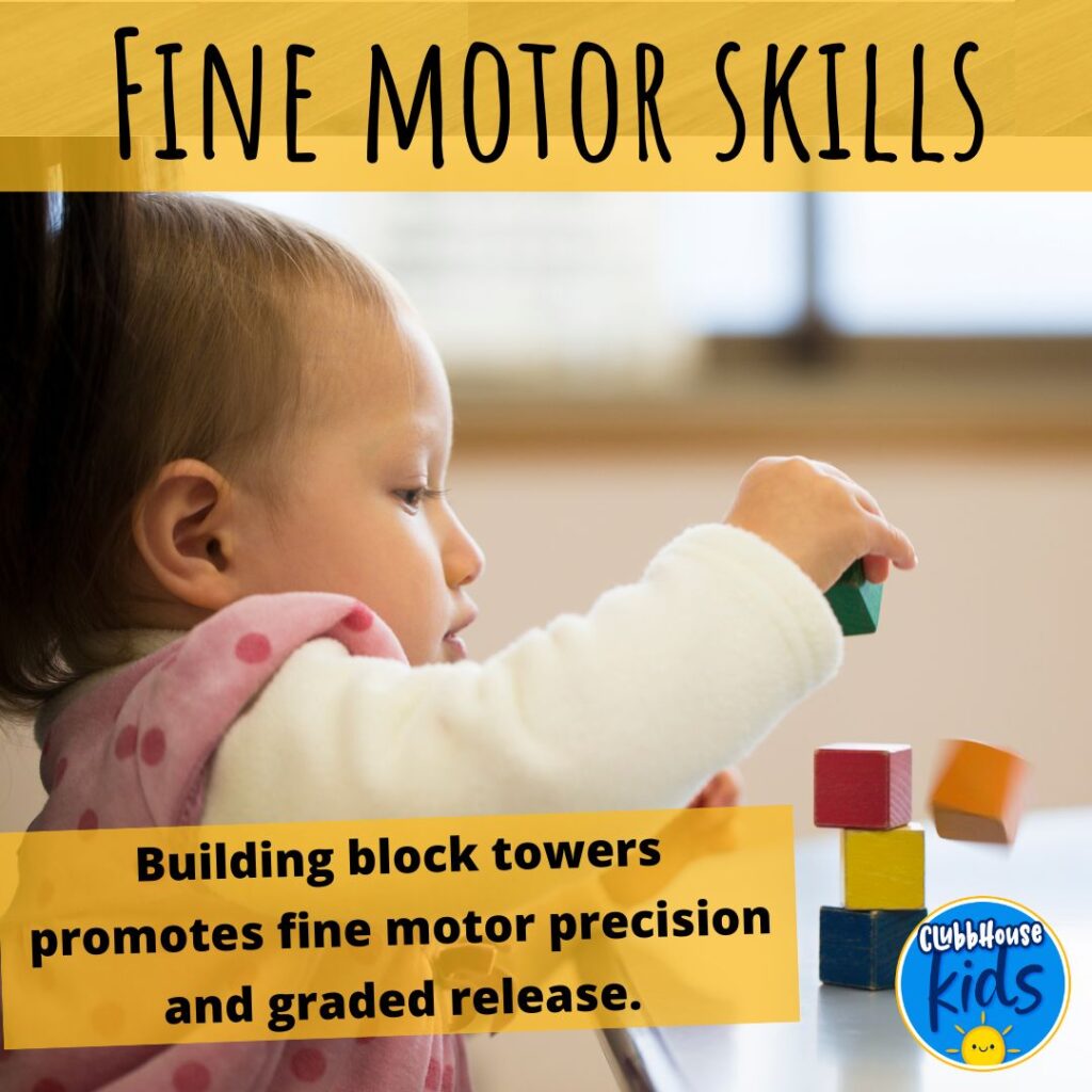 Fine motor skills for 11 month olds.