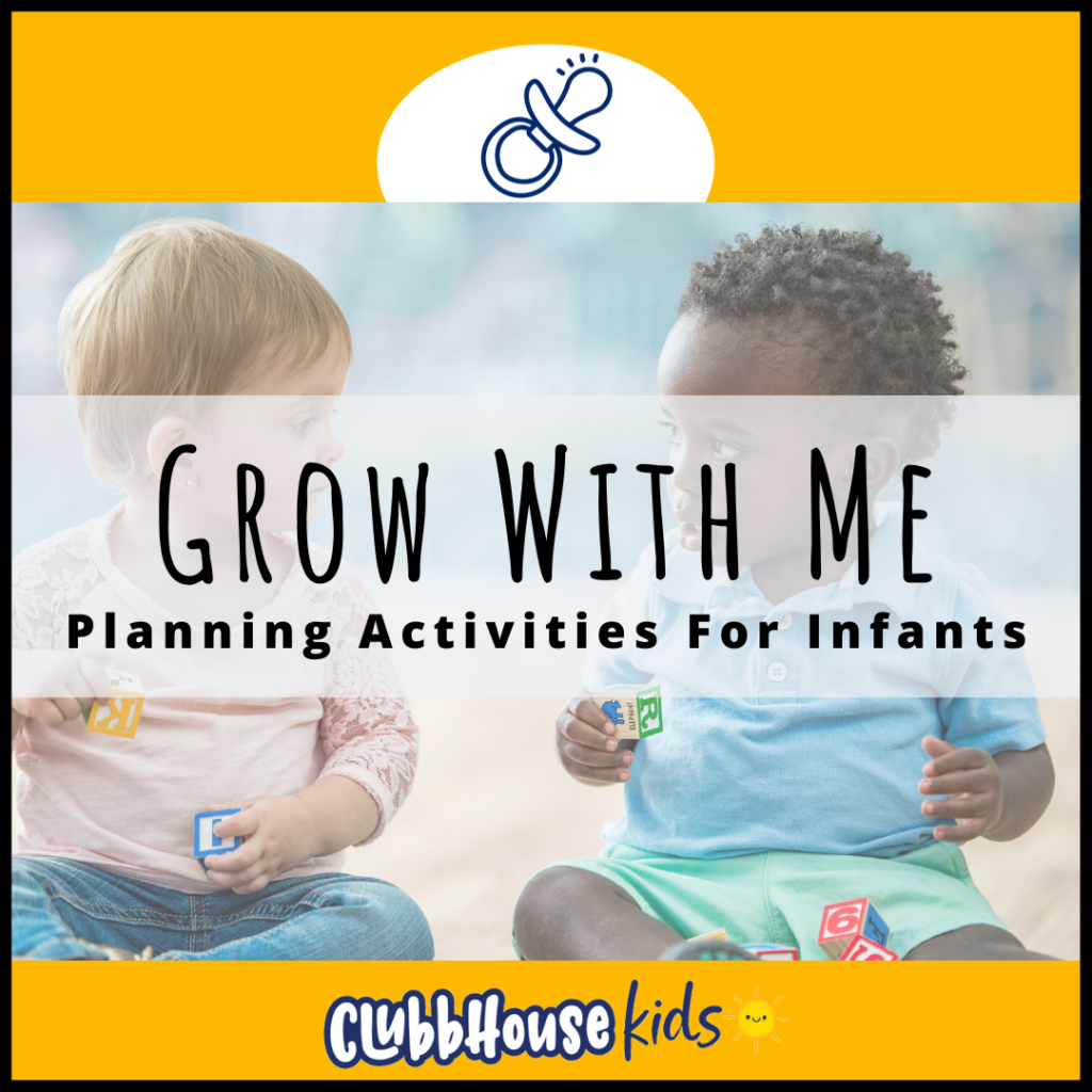 Infant curriculum planning activities for infants.