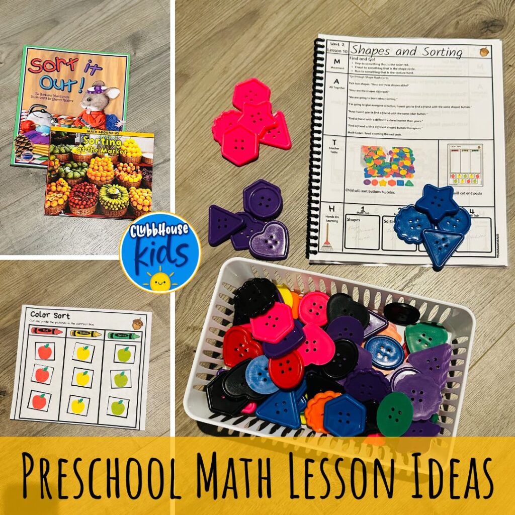 preschool math lesson plan ideas
