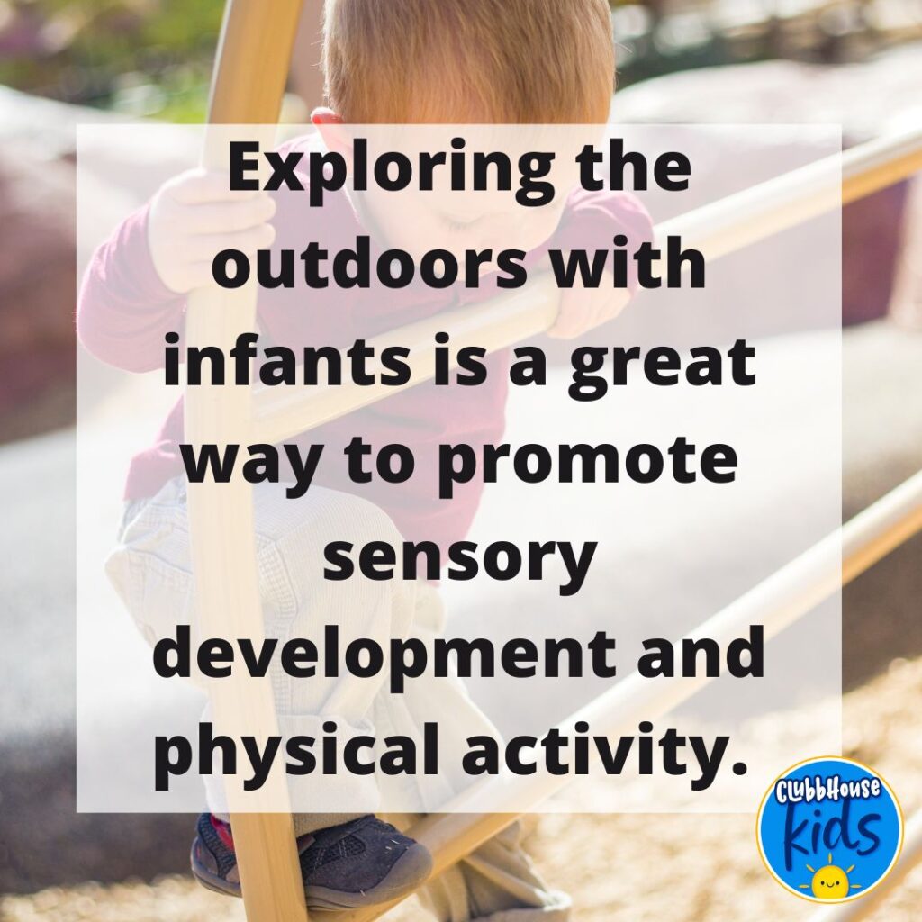 Sensory activities for infants.