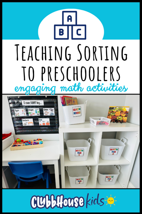 teaching sorting to preschoolers