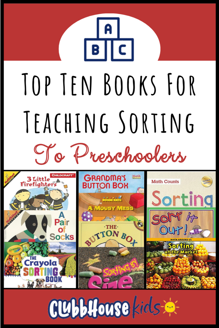 Top Ten Books for Teaching Sorting to Preschoolers