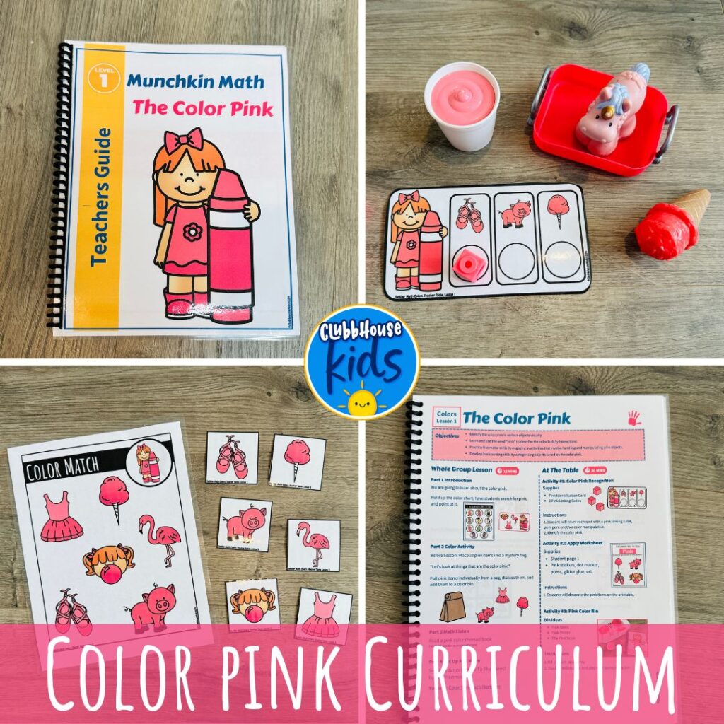 color curriculum for toddlers and 2's