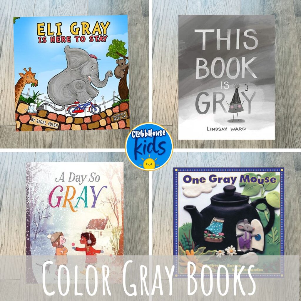 color gray books for preschool