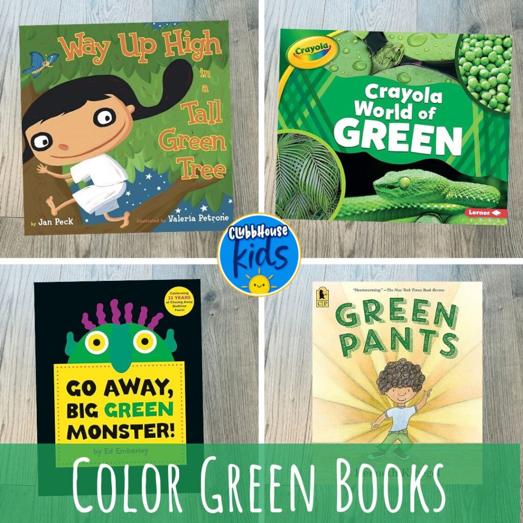 color green books