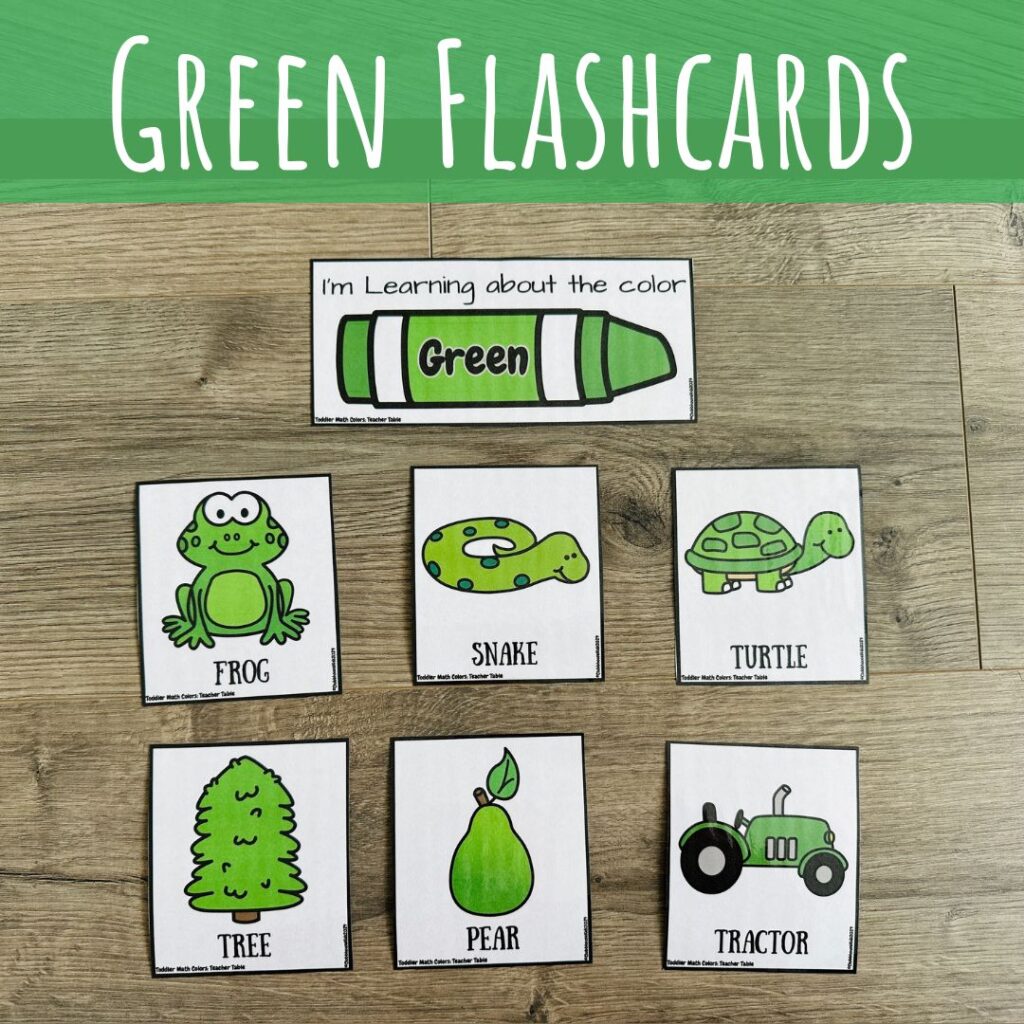 green flashcards
