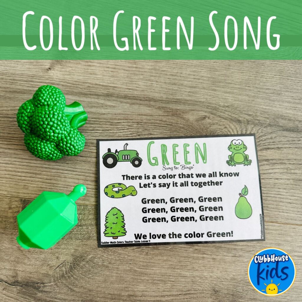 color green song