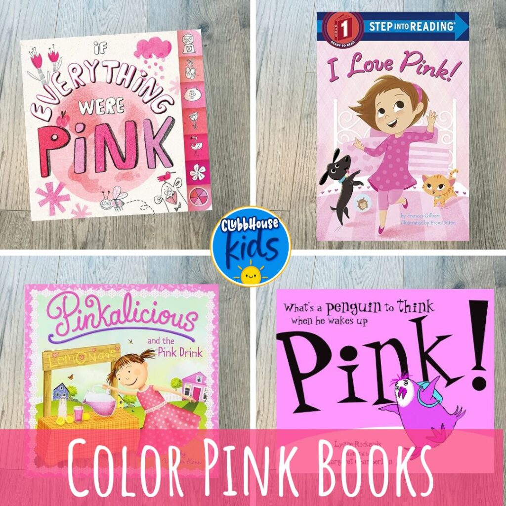 color pink books preschool