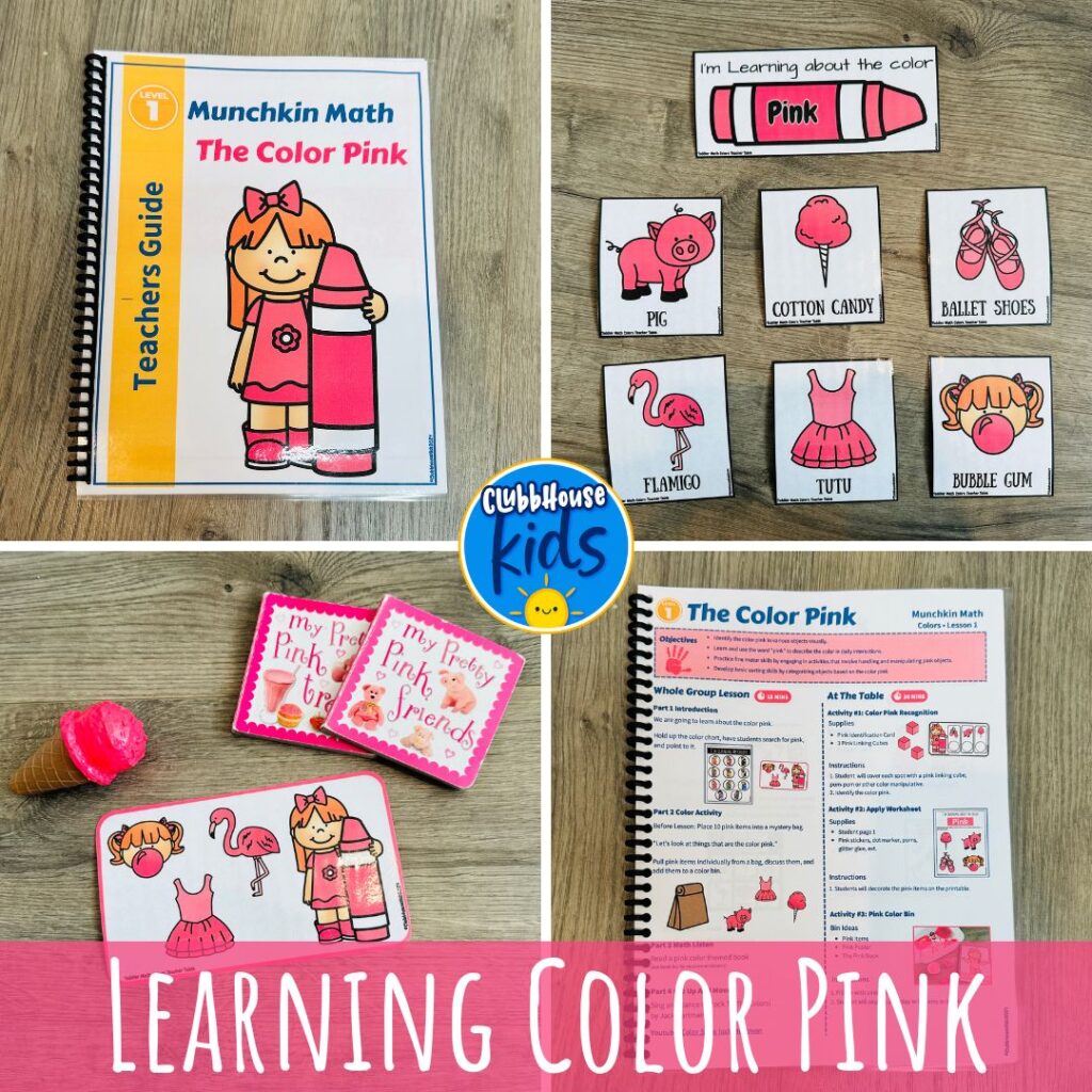 pink color activities