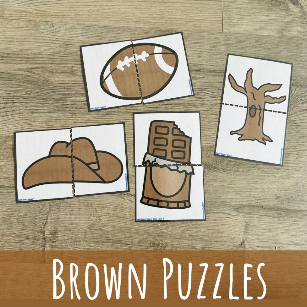 preschool color puzzles