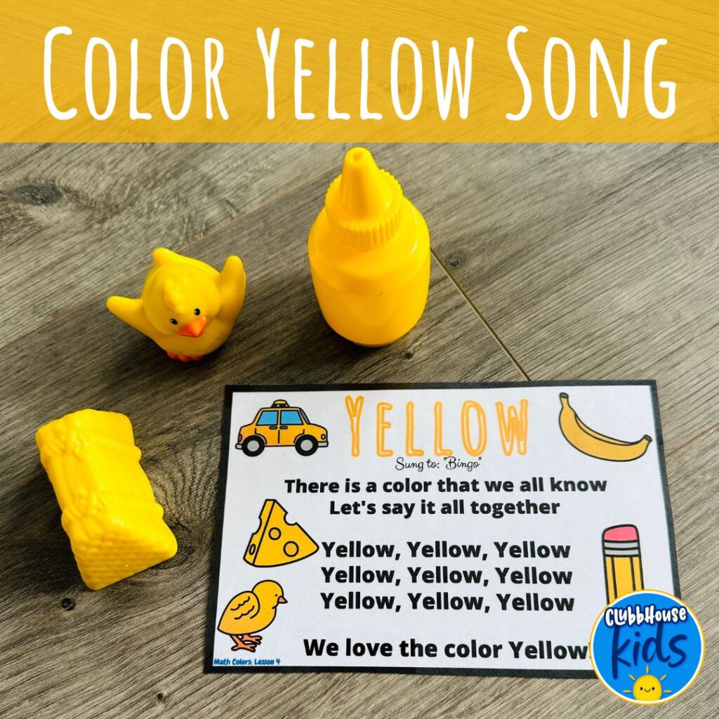 yellow song preschool