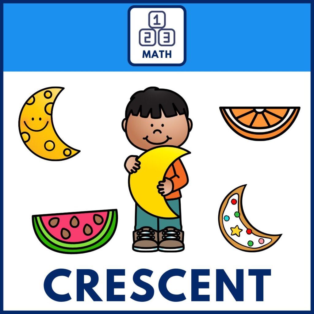 learning shape crescent