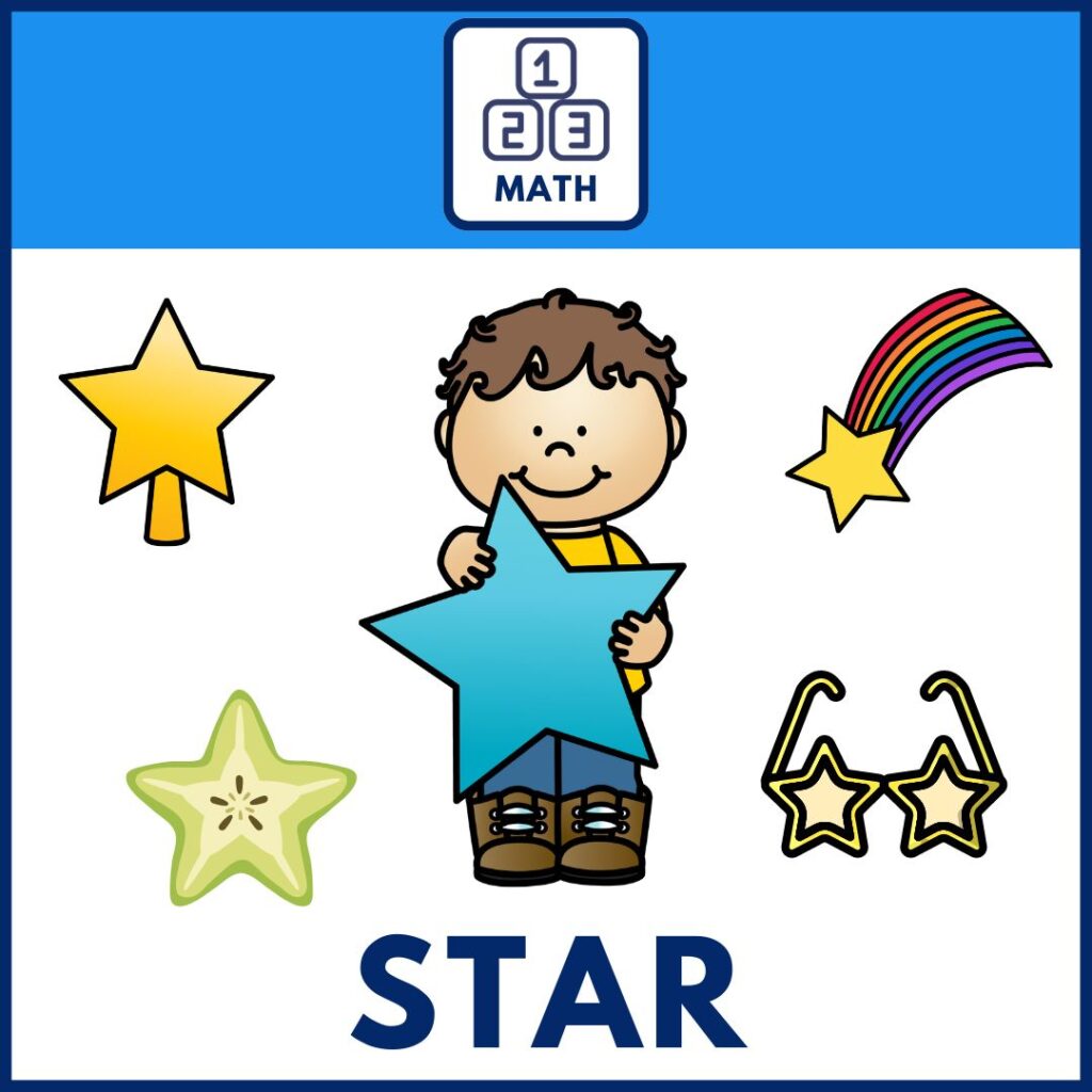 learning shape star