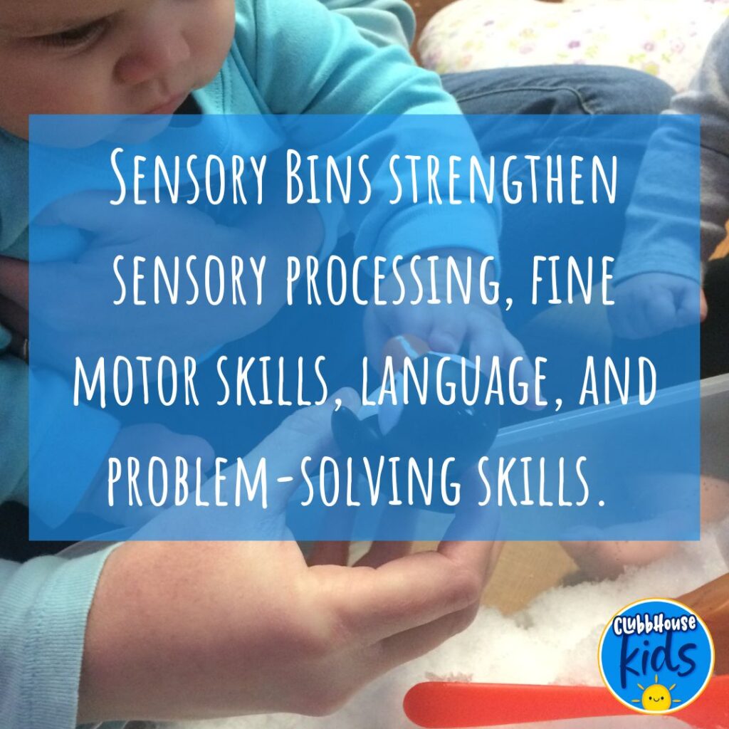 Why sensory bins are important for preschool development.